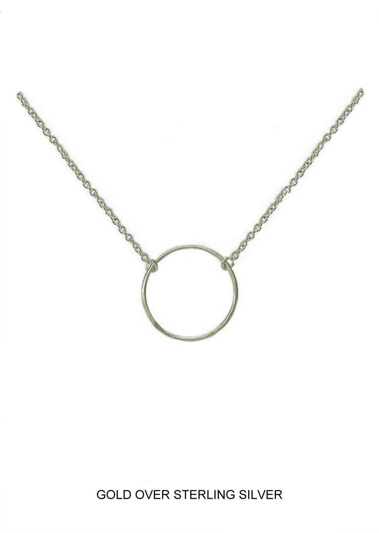 Infinity - Silver Circle Necklace