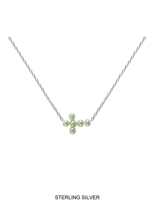 Beauty - Sideways Pearl Kids Cross