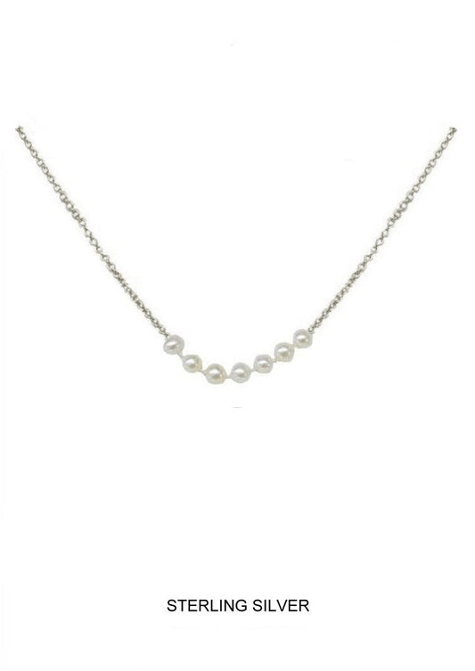Sevenfold Kids - Silver 7 Pearl Daily Prayer Kids Necklace