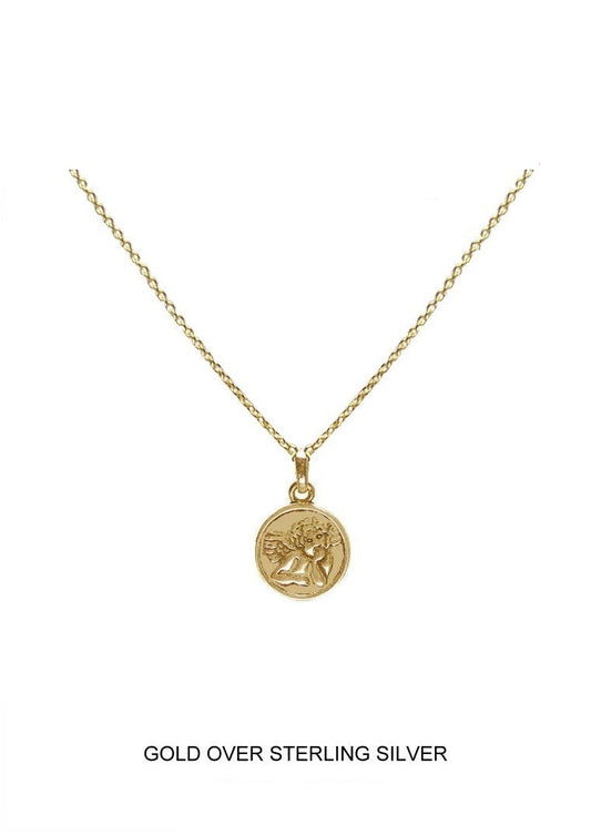 Guardian Angel - Gold Kids Necklace