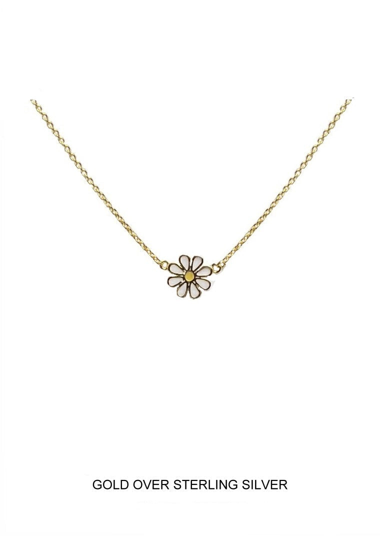 Daisy Kids Necklace - Gold