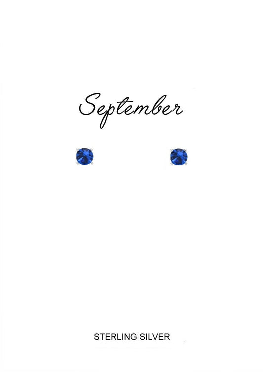 September Birthstone Studs
