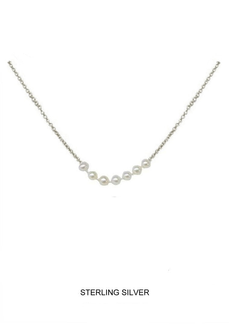 Sevenfold - Silver 7 Pearl Daily Prayer Necklace