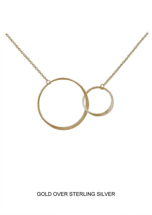 Always Connected - Mother & Daughter Necklace, Gold