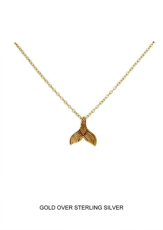 Mermaid Tail Pendant - Gold