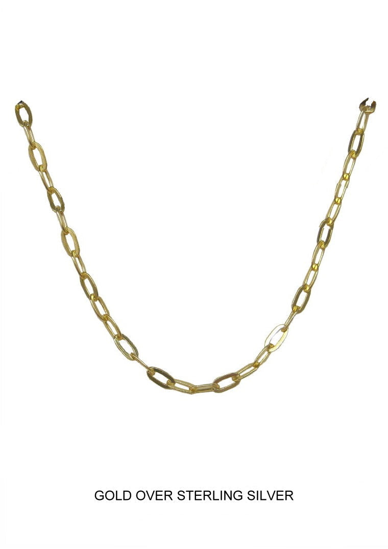 Lumen Link Necklace - Paperclip Chain