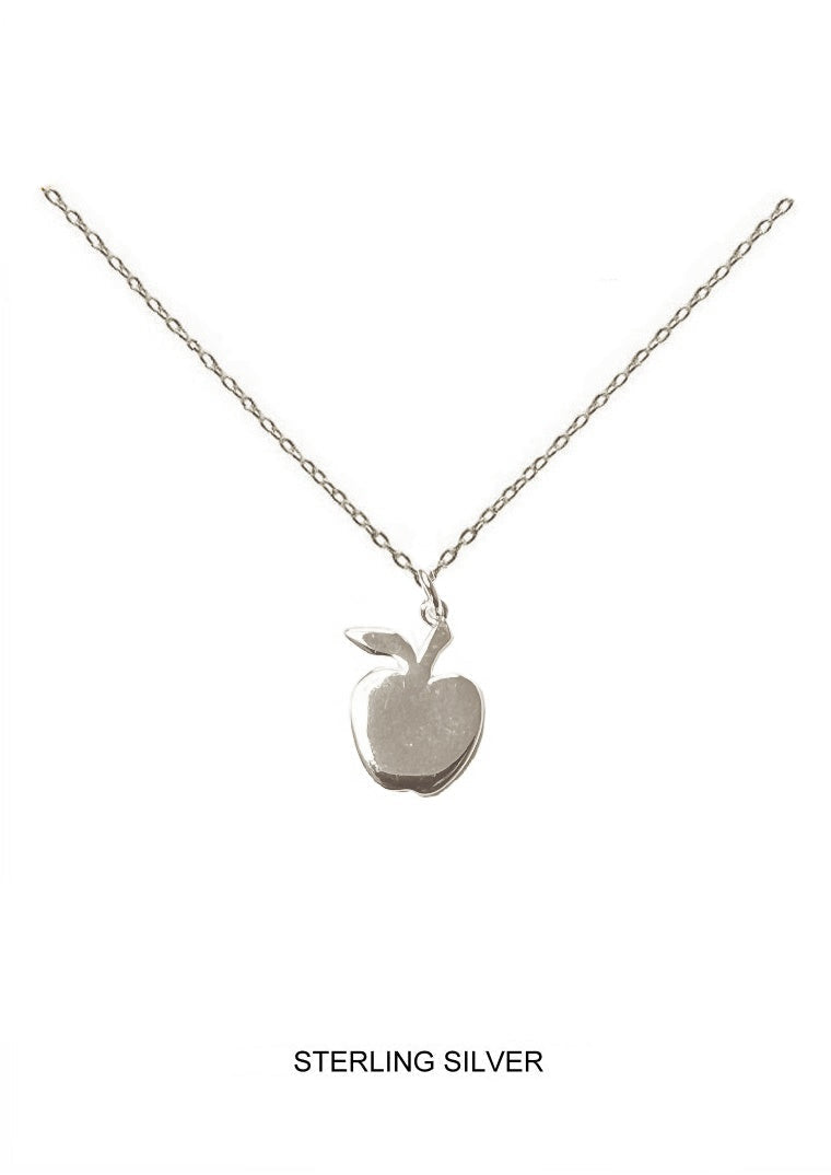 Apple Pendant - Silver