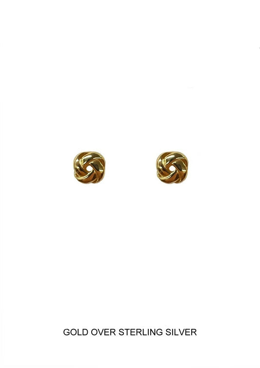 Gold Knotted Earring