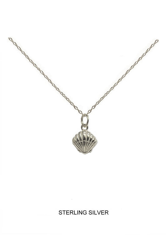 Seashell Pendant - Silver