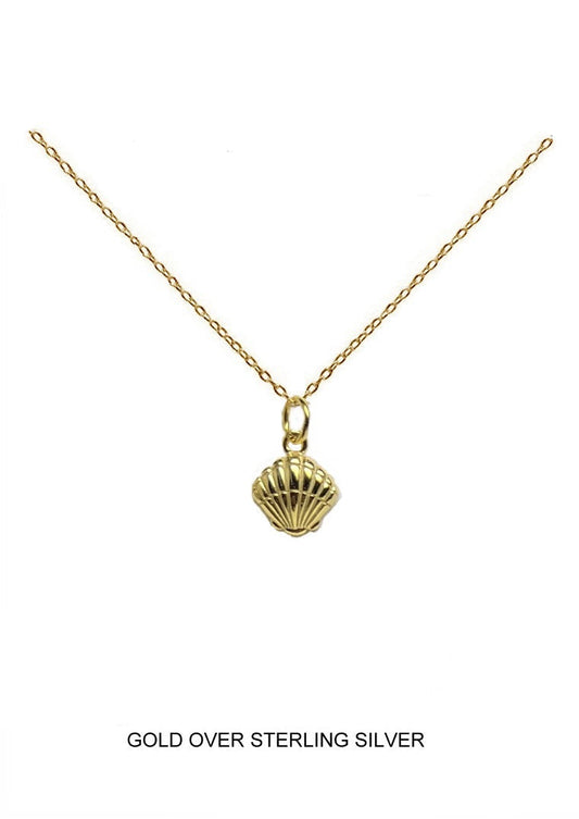 Seashell Pendant - Gold