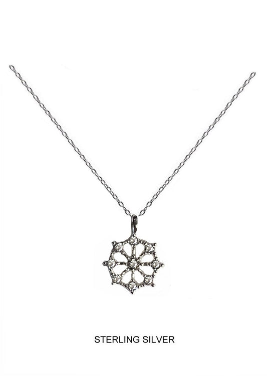 Snowdrift Pendant - Silver