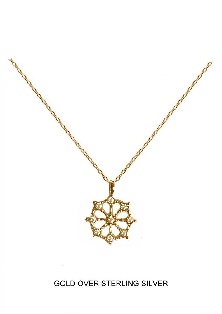 Snowdrift Pendant - Gold