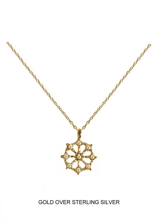 Snowdrift Pendant - Gold