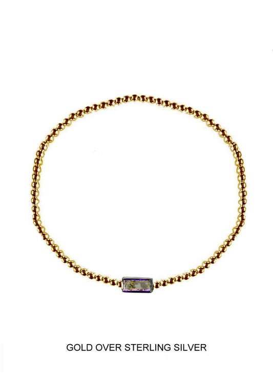 Sol | Joy - Warmth - Abundance | Gold Citrine Stretch Bead Bracelet