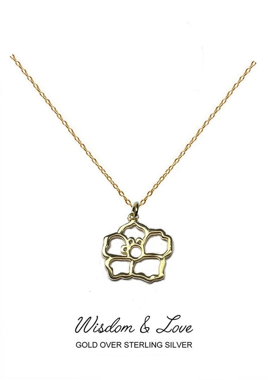 Awaken Pendant - Gold Morning Glory