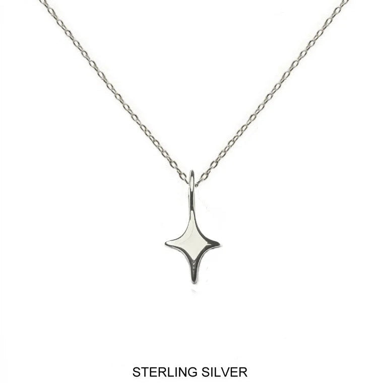“Be the Light” Necklace in Sterling Silver