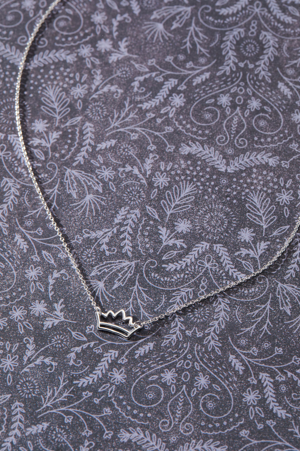 Rise Crown Necklace in sterling silver by Skōsh Jewelry