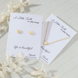 Skōsh Kids Daisy Necklace in 14K gold over sterling silver by Skōsh Jewelry