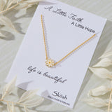 Skōsh Kids Daisy Necklace in 14K gold over sterling silver by Skōsh Jewelry