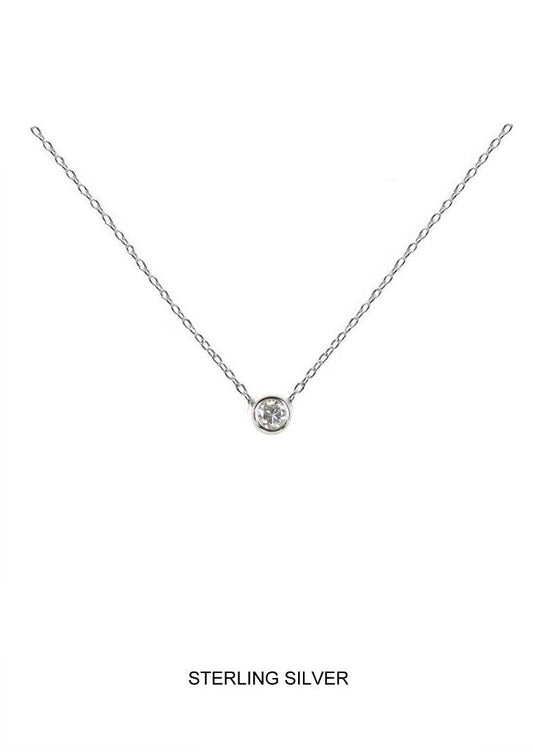 Stillness Necklace - Silver