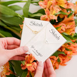 Forever Love Interlocking Hearts Necklace in sterling silver by Skōsh Jewelry