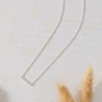 Luminary White Cubic Zirconia Bar Necklace in sterling silver by Skōsh Jewelry
