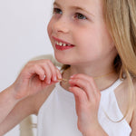 Tender Heart Necklace in 14K gold over sterling silver by Skōsh Jewelry