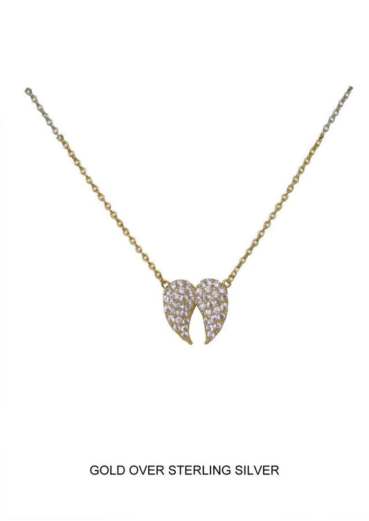 Celestial Wings - CZ Wings Pendant