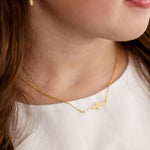 Beaded Huggie Hoop Earrings in 14K gold over sterling silver by Skōsh Jewelry