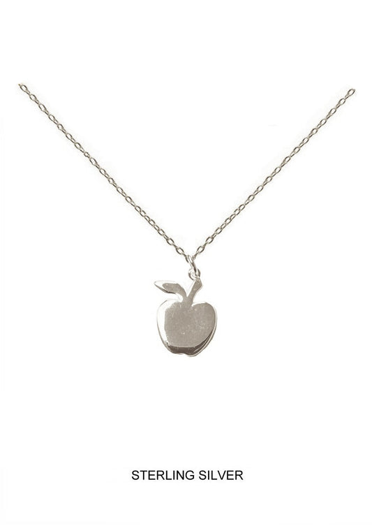 Apple Pendant - Silver