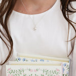 Seashell Pendant Necklace in sterling silver by Skōsh Jewelry