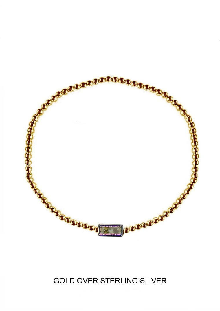 Sol | Joy - Warmth - Abundance | Gold Citrine Stretch Bead Bracelet