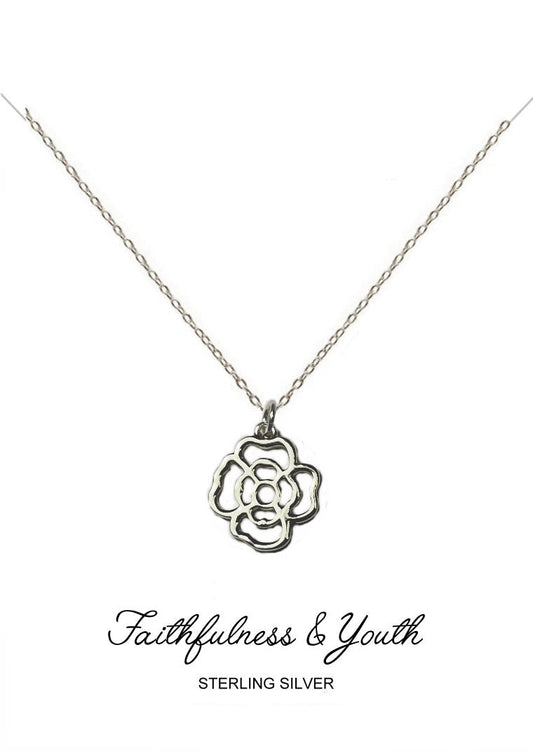 Grace Pendant - Silver Violet