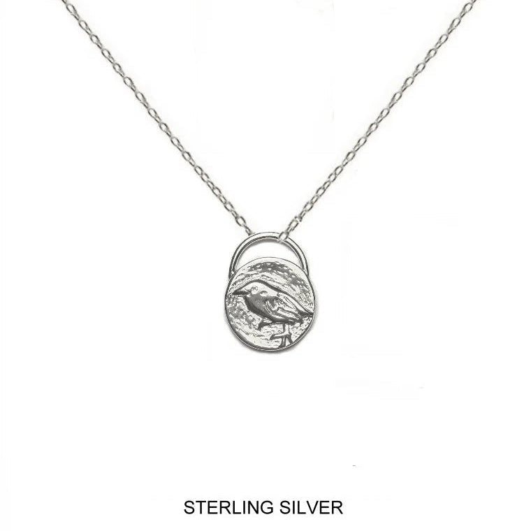 “Loved & Never Alone” Necklace in Sterling Silver